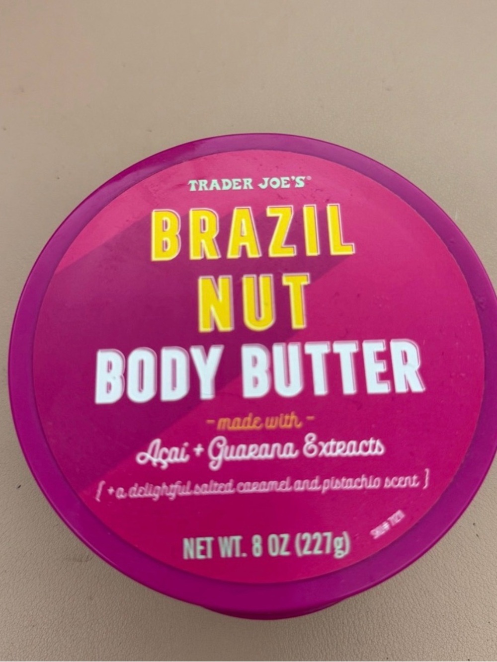 (1) TRADER JOE'S BRAZIL NUT BODY BUTTER